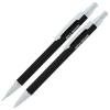 View Image 1 of 4 of Derby Slim Soft Touch Metal Pen & Mechanical Pencil Set