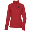 View Image 1 of 3 of Space-Dyed 1/4-Zip Performance Pullover - Ladies' - Screen