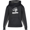 View Image 1 of 2 of Performance Fleece Colorblock Hoodie - Youth - Screen