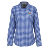 View Image 1 of 3 of Storm Creek Gingham Performance Stretch Woven Shirt - Ladies'