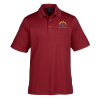 View Image 1 of 3 of CrownLux Performance Plaited Pocket Polo - Men's