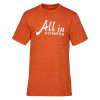 View Image 1 of 3 of Augusta Shadow Heather Training Tee - Men's