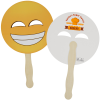View Image 1 of 2 of Emoji Hand Fan - Squinting - 24 hr