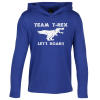 View Image 1 of 3 of Optimal Tri-Blend Hooded T-Shirt - Youth