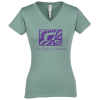 View Image 1 of 2 of Econscious Organic Cotton V-Neck T-Shirt - Ladies'