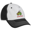 View Image 1 of 2 of Contrast Stitch Dad Cap - Embroidered