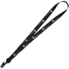 View Image 1 of 1 of Trapezoid Lanyard - 3/4 inches - 32 inches - Plastic Bulldog Clip