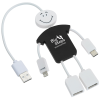 View Image 1 of 5 of TechMate 2.0 Duo Charging Cable and USB Hub - 24 hr