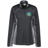 View Image 1 of 3 of Clique Ice Colorblock 1/2-Zip Pullover - Ladies'