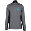 View Image 1 of 3 of Clique Ice Colorblock 1/2-Zip Pullover - Men's