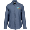 View Image 1 of 3 of Stonewashed Denim Shirt - Men's