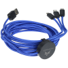 View Image 1 of 5 of Rolly 10' Light-Up Logo Duo Charging Cable