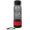 View Image 1 of 5 of Carter Tritan Bottle with Wireless Charger/Power Bank - 26 oz.