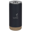 View Image 1 of 4 of Wellington Vacuum Tumbler with Cork Bottom - 16 oz. - Laser Engraved
