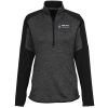 View Image 1 of 3 of Under Armour Qualifier Hybrid Corporate 1/4-Zip Pullover - Ladies' - Embroidered