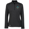 View Image 1 of 3 of adidas Heather 1/4-Zip Pullover - Ladies'