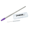 View Image 1 of 5 of Hurley Telescopic Straw Set in Travel Case
