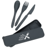 View Image 1 of 4 of Bamboo Fiber Cutlery Set