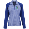 View Image 1 of 3 of Cutter & Buck Forge Stripe 1/4-Zip Pullover - Ladies'
