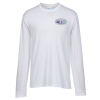 View Image 1 of 3 of Team Favorite Blended LS T-Shirt - Men's - White - Embroidered