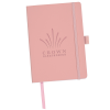 View Image 1 of 4 of Vienna Satin Touch Soft Cover Notebook - Debossed