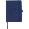 View Image 1 of 5 of Vienna Satin Touch Hard Cover Notebook - Debossed