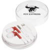 View Image 1 of 4 of Nash Ear Buds with Multi-Tip Connector - 24 hr