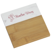 View Image 1 of 2 of Marble and Bamboo Coaster