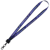 View Image 1 of 3 of Dye-Sub Lanyard - 3/4" - 32" - Metal Lobster Claw - Galaxy