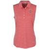 View Image 1 of 3 of PUMA Golf Rotation Stripe Sleeveless Polo - Ladies'