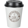 View Image 1 of 4 of Insulated Paper Travel Cup with Lid - 8 oz. - Low Qty