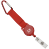 View Image 1 of 2 of Heavy Duty Retractable Badge Holder with Carabiner