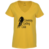 View Image 1 of 3 of District Recycled V-Neck T-Shirt - Ladies'