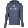 View Image 1 of 3 of Electric Tri-Blend Wicking Hooded Tee - Men's