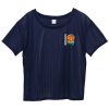 View Image 1 of 3 of Squad Wicking Crop T-Shirt - Ladies'