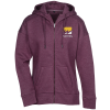 View Image 1 of 3 of Perfect Blend Full-Zip Hoodie - Ladies' - Embroidered