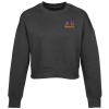 View Image 1 of 3 of Perfect Blend Cropped Sweatshirt - Ladies' - Embroidered