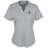View Image 1 of 3 of Adventure Wicking Henley - Ladies'