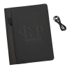 View Image 1 of 6 of Vienna Satin Touch Wireless Charging Padfolio