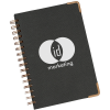 View Image 1 of 3 of Magnolia Woven Paper Hard Cover Notebook