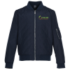 View Image 1 of 3 of Quilted Boston Flight Jacket - Men's