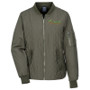View Image 1 of 3 of Quilted Boston Flight Jacket - Ladies'