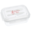 View Image 1 of 3 of Glass Food Container with Cutlery