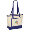 View Image 1 of 3 of Tote Me Around 18 oz. Cotton Tote - Embroidered