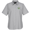 View Image 1 of 3 of Irvine Wrinkle Resistant Oxford SS Shirt - Ladies'