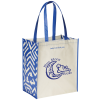 View Image 1 of 3 of Expressions Grocery Tote - Royal Print - 24 hr