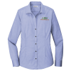 View Image 1 of 3 of Pinpoint Oxford Non-Iron Dress Shirt - Ladies' - 24 hr