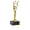 View Image 1 of 4 of Star Achievement Cast Metal Award - 10-1/2"