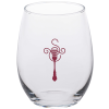 View Image 1 of 1 of Stemless Wine Glass - 12 oz.