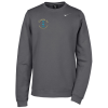View Image 1 of 3 of Nike Fleece Crew Sweatshirt - Embroidered